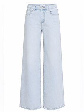 NWT Tribal Brooke Wide Leg Jeans 14 High Rise Light Wash